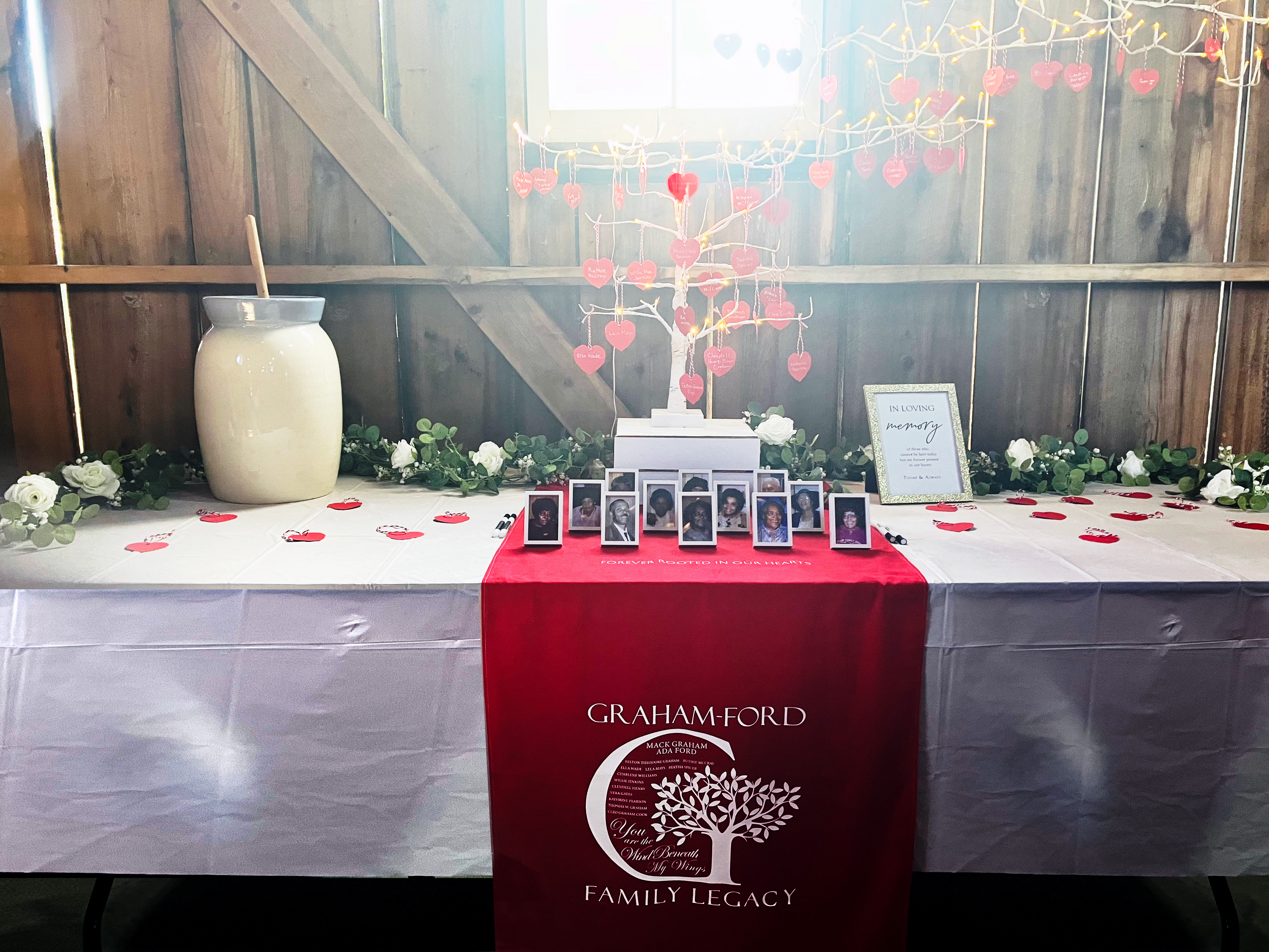Graham Ford Table of Rememberence