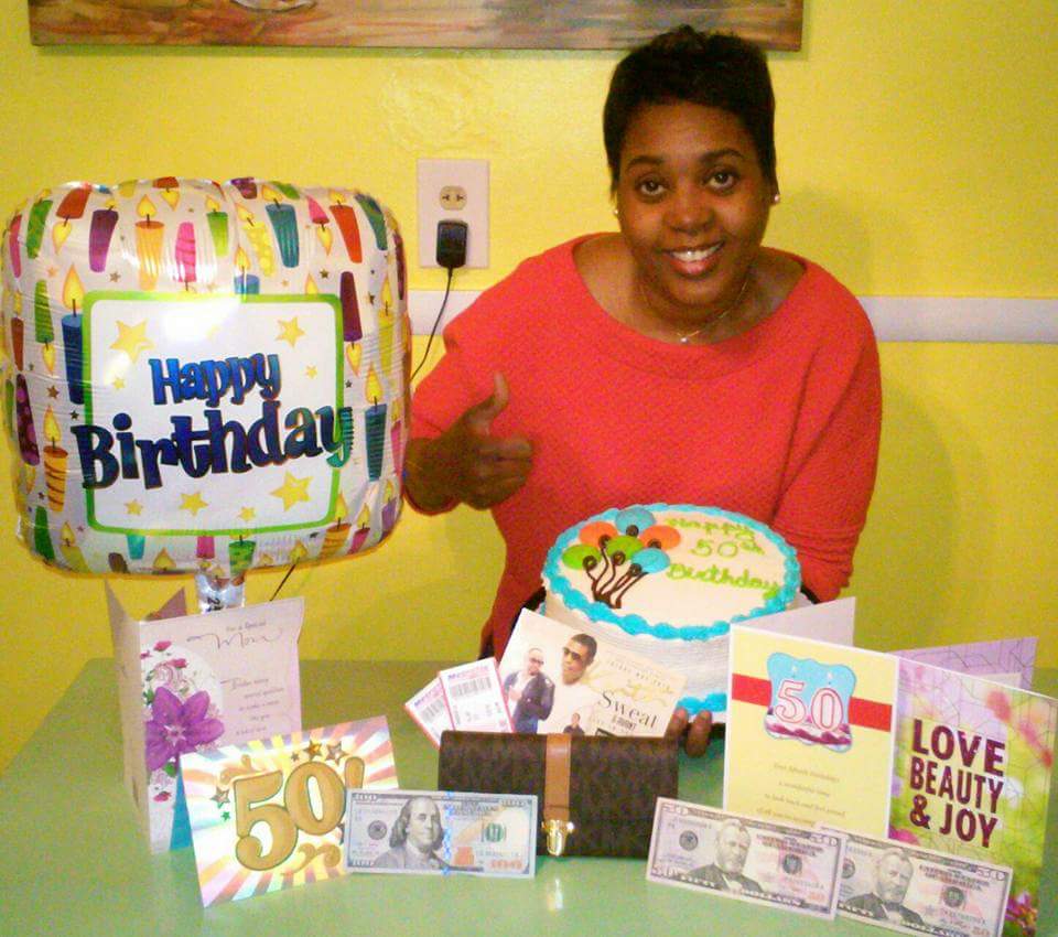 Celeste celebrating a birthday!